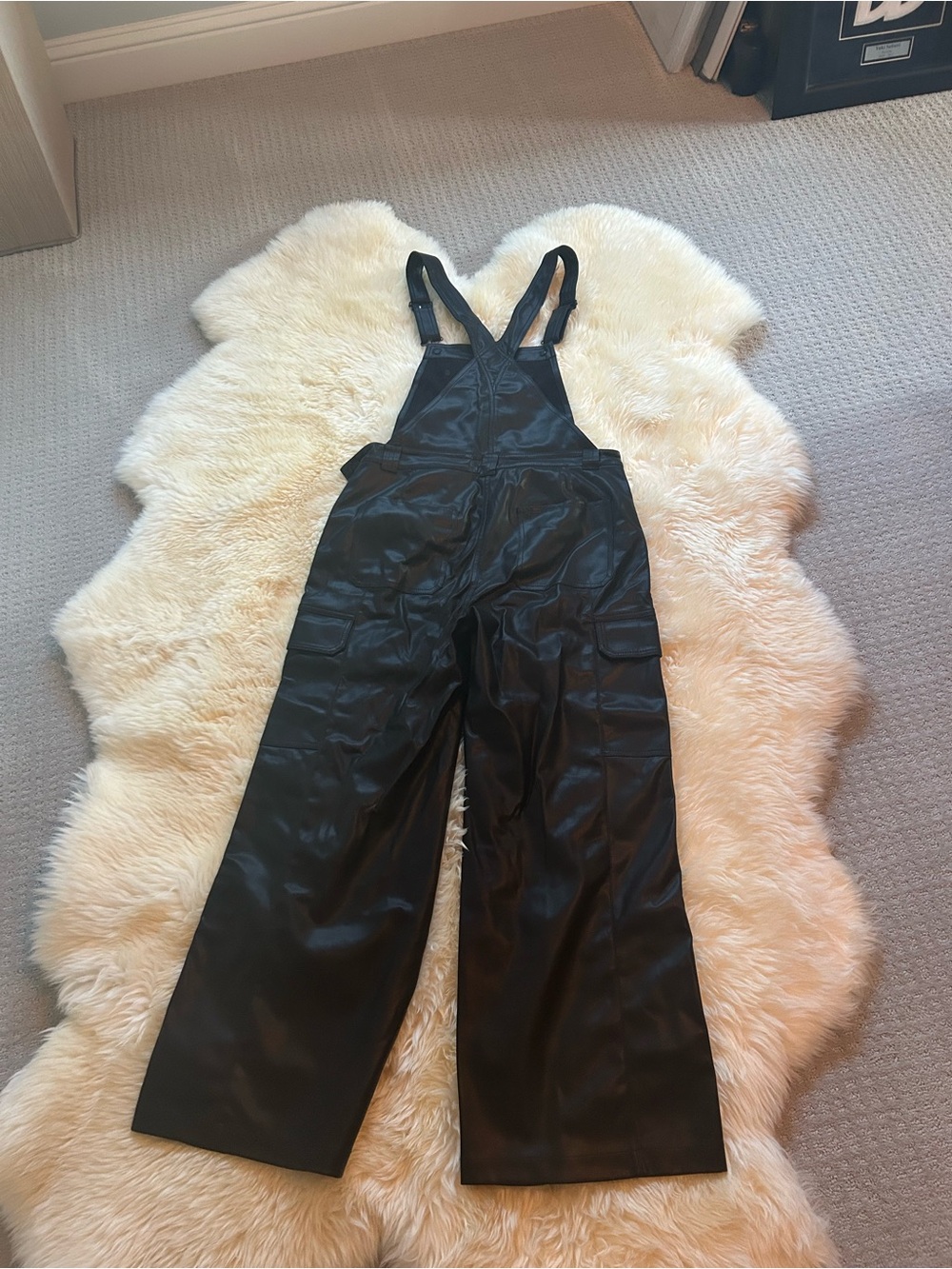 Hudson Jeans Black Jumpsuit Label Detail, M